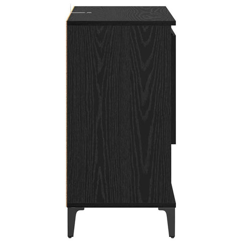 vidaXL Sideboards 3 pcs Black Oak 60 x 35 x 70 cm Engineered Wood