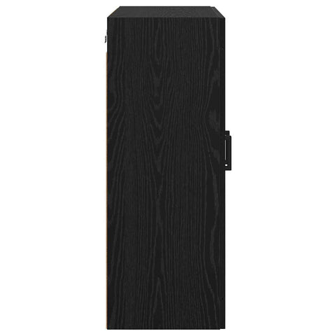 vidaXL Wall-mounted Cabinets 2 pcs Black Oak 69.5 x 34 x 90 cm