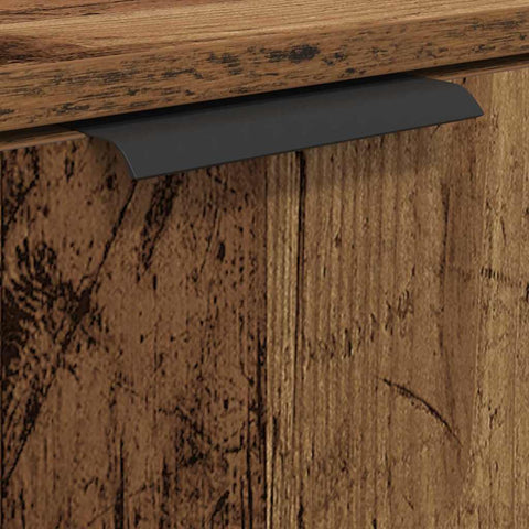 vidaXL Bathroom Cabinet Set with Shelf Old Wood Engineered Wood