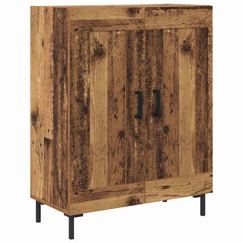 vidaXL Highboard Old Wood 69.5 x 34 x 180 cm Engineered Wood