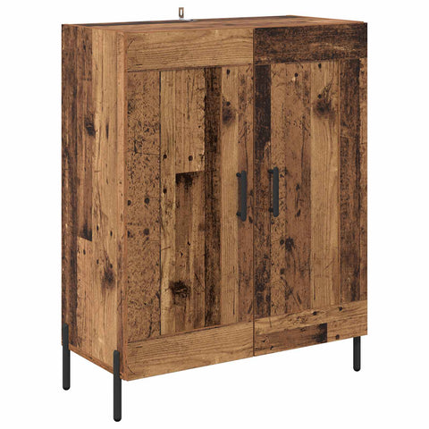 vidaXL Highboard Old Wood 69.5 x 34 x 180 cm Engineered Wood