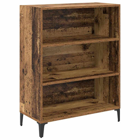 vidaXL Highboard Old Wood 69.5 x 34 x 180 cm Engineered Wood