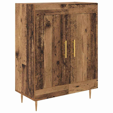 vidaXL Highboard Old Wood 69.5 x 34 x 180 cm Engineered Wood