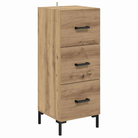 vidaXL Highboard Artisan Oak 34.5 x 34 x 180 cm Engineered Wood