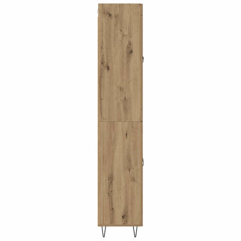 vidaXL Highboard Artisan Oak 69.5 x 34 x 180 cm Engineered Wood