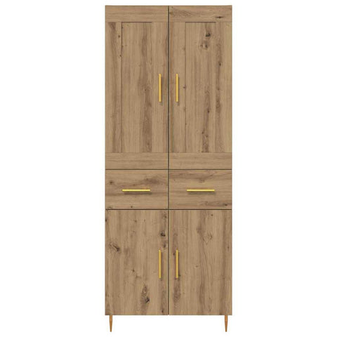 Highboard with Drawer Artisan Oak 69.5 x 34 x 180 cm Engineered Wood