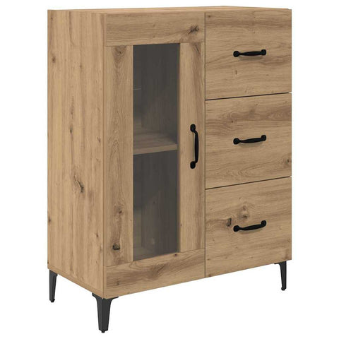 vidaXL Highboard Artisan Oak 69.5 x 34 x 180 cm Engineered Wood