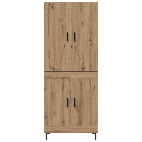 vidaXL Highboard Artisan Oak 69.5 x 34 x 180 cm Engineered Wood