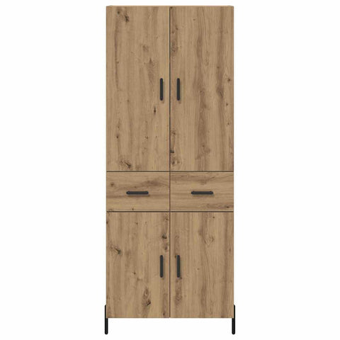vidaXL Highboard Artisan Oak 69.5 x 34 x 180 cm Engineered Wood