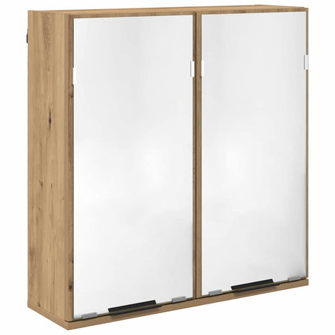 vidaXL Bathroom Cabinet Set with Shelf Artisan Oak Engineered Wood