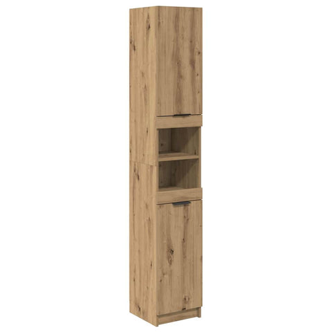 vidaXL Bathroom Cabinet Set with Shelf Artisan Oak Engineered Wood