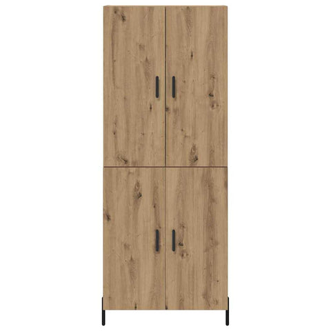 vidaXL Highboard Artisan Oak 69.5 x 34 x 180 cm Engineered Wood
