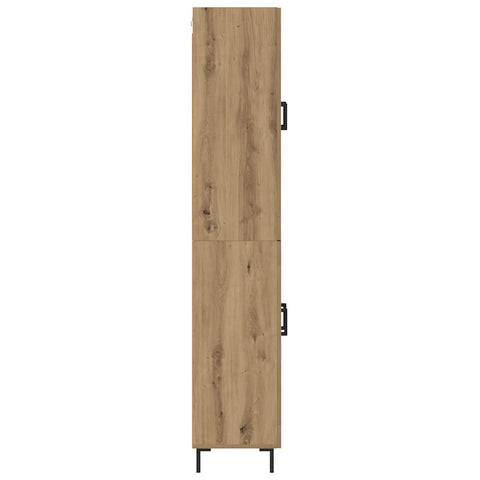 vidaXL Highboard Artisan Oak 69.5 x 34 x 180 cm Engineered Wood