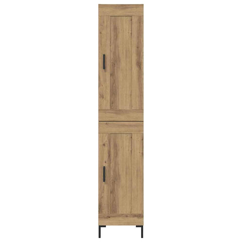 vidaXL Highboard Artisan Oak 34.5 x 34 x 180 cm Engineered Wood