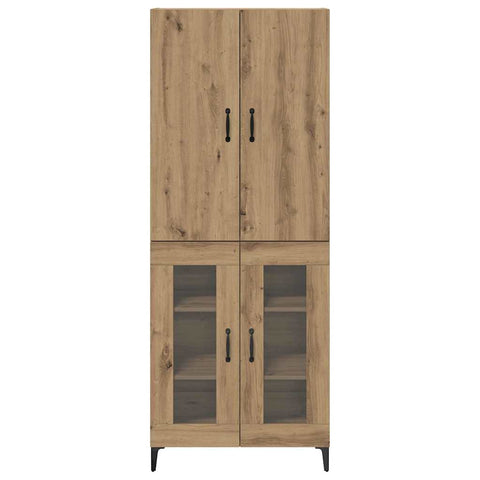 vidaXL Highboard Artisan Oak 69.5 x 34 x 180 cm Engineered Wood