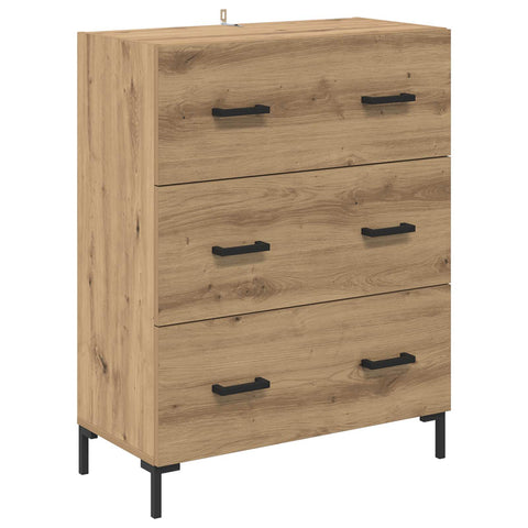 vidaXL Highboard Artisan Oak 69.5 x 34 x 180 cm Engineered Wood