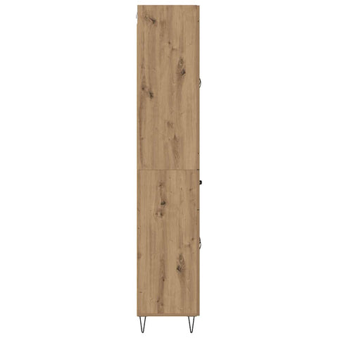 vidaXL Highboard Artisan Oak 69.5 x 34 x 180 cm Engineered Wood