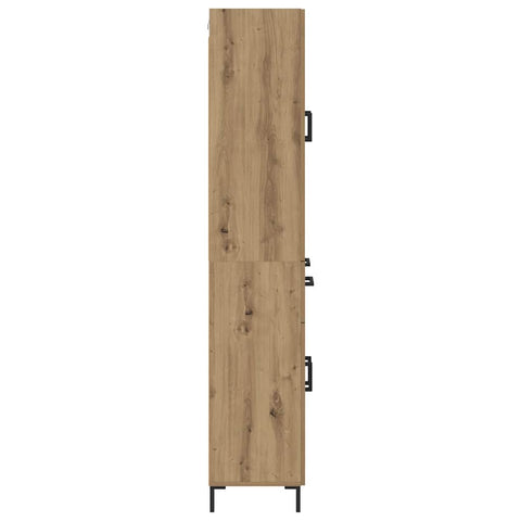vidaXL Highboard Artisan Oak 69.5 x 34 x 180 cm Engineered Wood