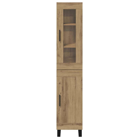 vidaXL Highboard Artisan Oak 69.5 x 34 x 180 cm Engineered Wood