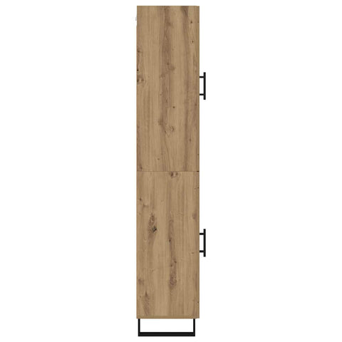 vidaXL Highboard Artisan Oak 69.5 x 34 x 180 cm Engineered Wood