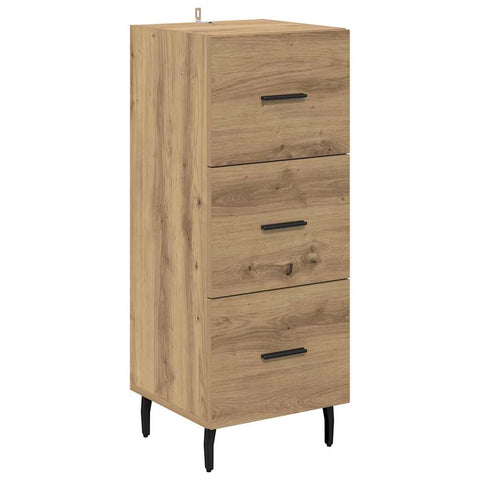 vidaXL Highboard Artisan Oak 34.5 x 34 x 180 cm Engineered Wood