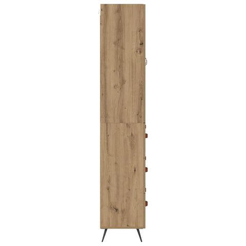 vidaXL Highboard Artisan Oak 69.5 x 34 x 180 cm Engineered Wood