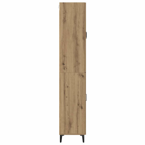 Highboard Wall-mounted Artisan Oak 69.5 x 34 x 180 cm Engineered Wood