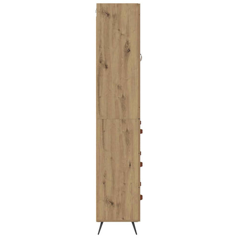 vidaXL Highboard Artisan Oak 69.5 x 34 x 180 cm Engineered Wood