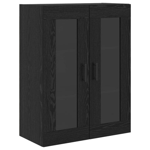 vidaXL Highboard Black Oak 69.5 x 34 x 180 cm Engineered Wood
