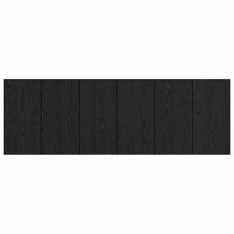 vidaXL Headboard with Cabinet with Drawer Black Oak 337 x 32.5 x 80 cm