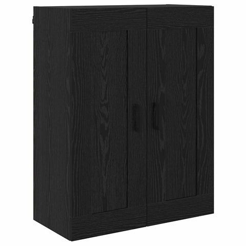 vidaXL Highboard Black Oak 69.5 x 34 x 180 cm Engineered Wood