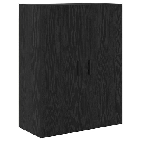 vidaXL Highboard 2 pcs Black oak 69.5 x 34 x 180 cm Engineered Wood