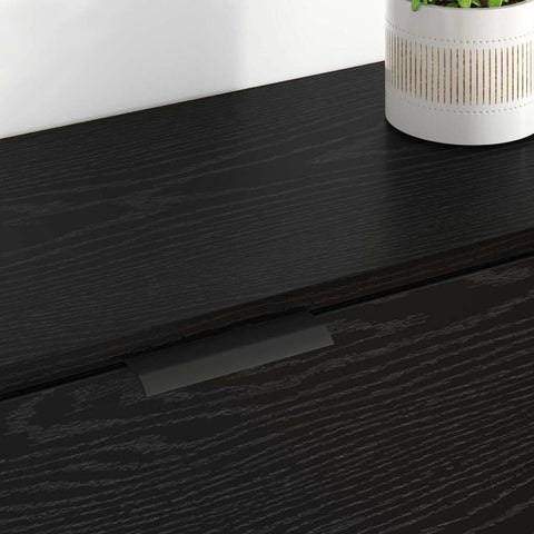 vidaXL Sideboards 3 pcs Black oak 69.5 x 34 x 180 cm Engineered Wood