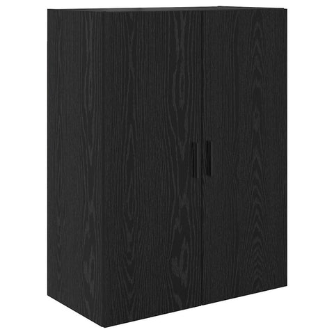 vidaXL Highboard 2 pcs Black oak 69.5 x 34 x 180 cm Engineered Wood