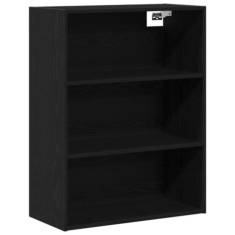 vidaXL Highboard 2 pcs Black oak 69.5 x 34 x 180 cm Engineered Wood