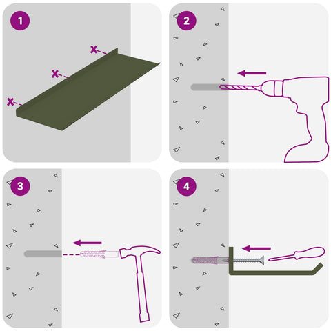 vidaXL Floating Shelf Wall-mounted 2 pcs Olive Green 60 x 18 x 2.5 cm