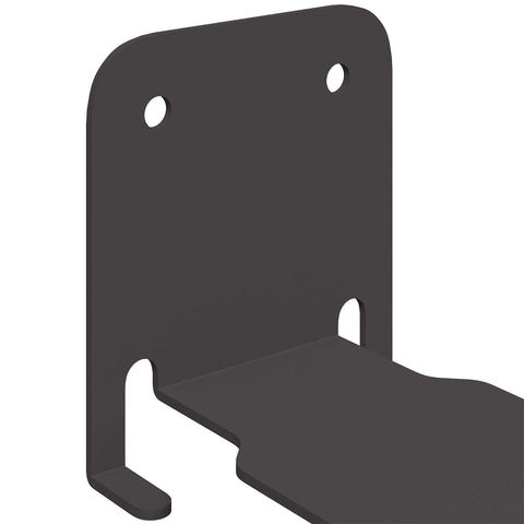 vidaXL Invisible Floating Shelf 4 pcs Black 6 x 11 x 6.5 cm Metal