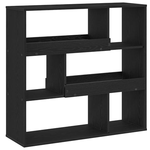 vidaXL Book Shelf Black Oak 100 x 33 x 94.5 cm Engineered Wood