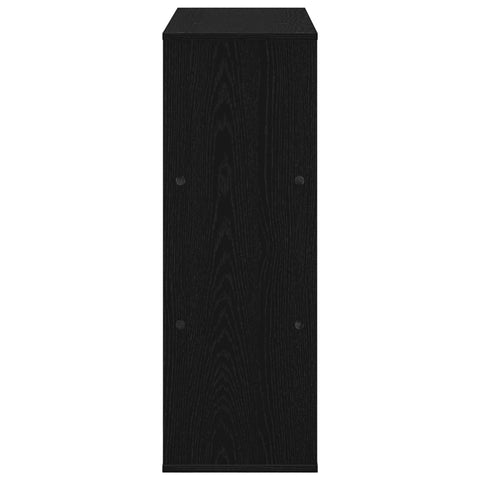 vidaXL Book Shelf Black Oak 100 x 33 x 94.5 cm Engineered Wood