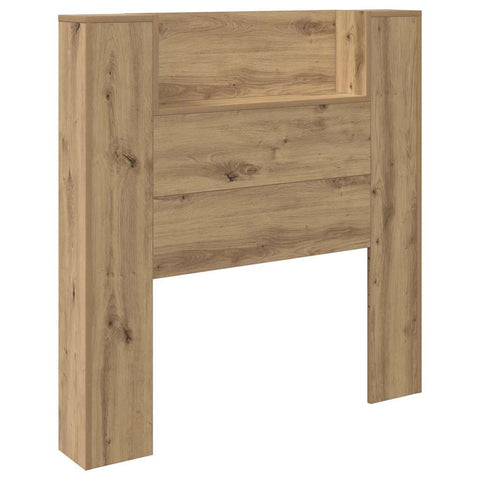 vidaXL Headboard Cabinet with Shelf Artisan Oak 100 x 15 x 103.5 cm