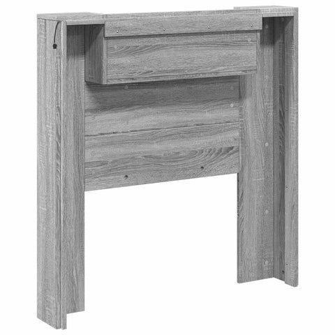 vidaXL Headboard Grey Sonoma 100 x 16.5 x 103.5 cm Engineered Wood