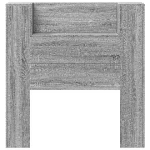 vidaXL Headboard Grey Sonoma 100 x 16.5 x 103.5 cm Engineered Wood