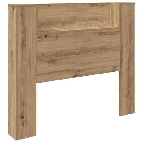 vidaXL Headboard Cabinet with Shelf Artisan Oak 120 x 15 x 103.5 cm