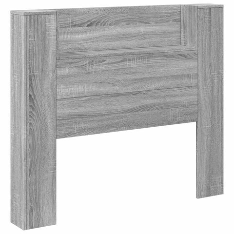 vidaXL Headboard Grey Sonoma 120 x 16.5 x 103.5 cm Engineered Wood
