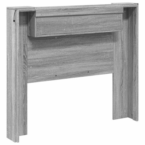vidaXL Headboard Grey Sonoma 120 x 16.5 x 103.5 cm Engineered Wood