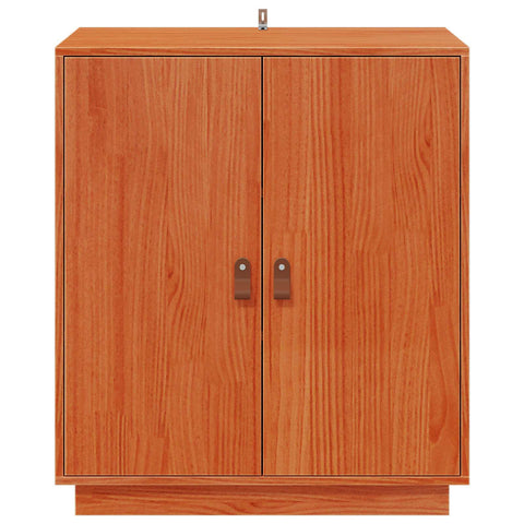 vidaXL Sideboard Wax Brown 65.5 x 40 x 75 cm Solid Pine Wood