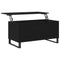 vidaXL Coffee Table Black Oak 90x44.5x45 cm Engineered Wood