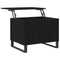 vidaXL Coffee Table Lift Top Black Oak 60x44,5x45 cm Engineered Wood