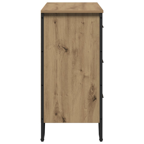 vidaXL Chest of Drawers Artisan Oak 91x35.5x74.5 cm Engineered Wood