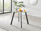 Furniture Box Seattle Glass and Black Leg Square Dining Table & 4 Grey Milan ...